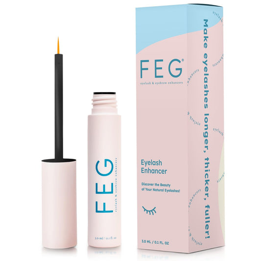 FEG Eyelash Growth Serum for Longer, Darker, Thicker Lashes and Brows – 0.10 Fl Oz Avelisse