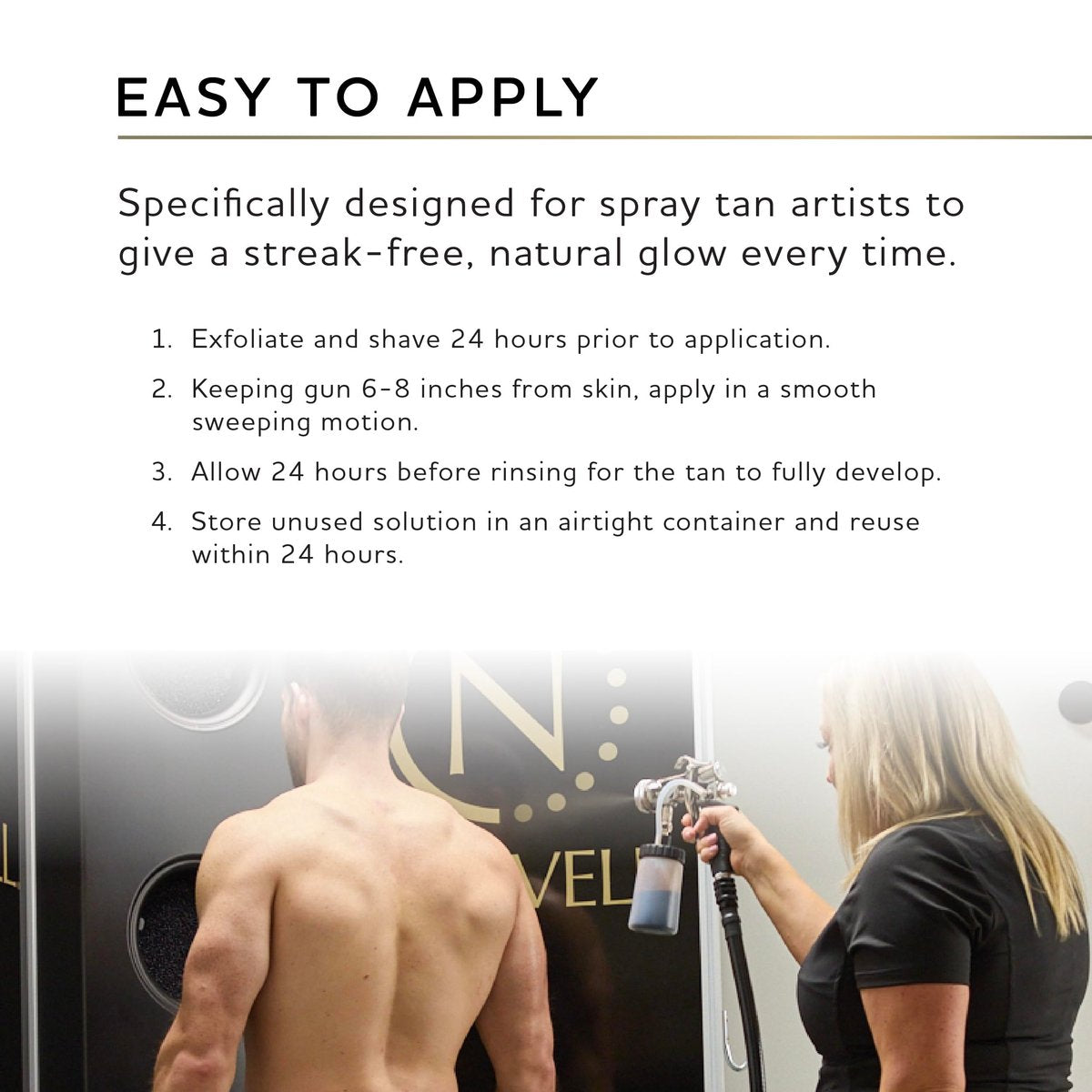 Norvell Premium Spray Tan Solution Clear Plus 1 Liter – Professional Sunless Tanning Formula for Natural Bronze Glow, Streak Free, Fast Drying, Long Lasting Color Avelisse