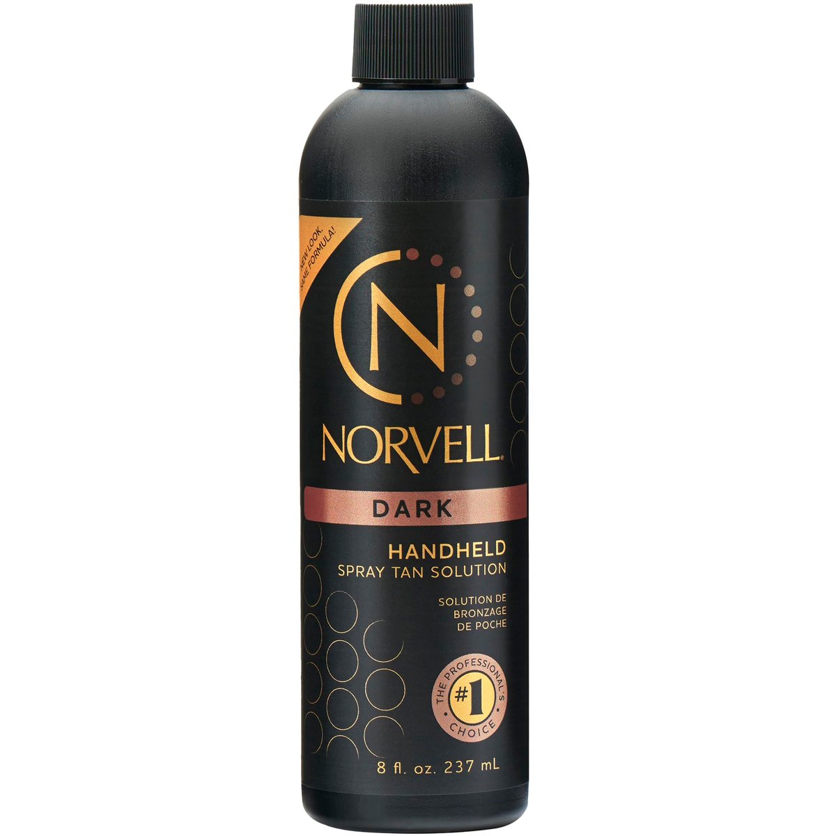Norvell Premium Spray Tan Solution Dark 8 fl oz – Professional Sunless Tanning Formula for Deep Natural Bronze, Streak Free, Fast Drying, Long Lasting Color - görsel 1
