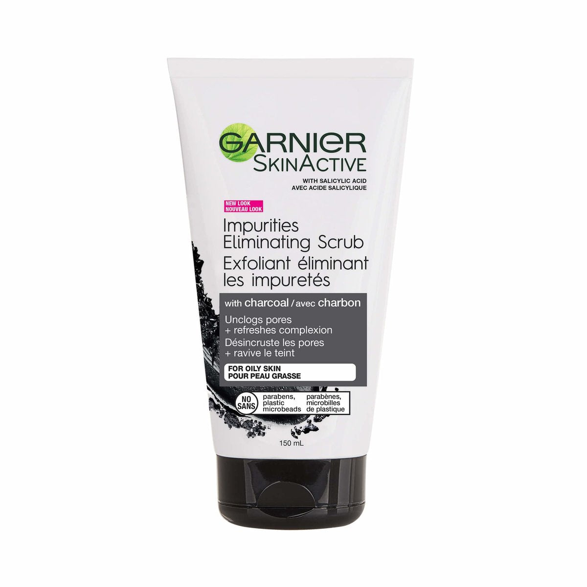 Garnier SkinActive Charcoal Blackhead Eliminating Scrub - 5 Fl Oz - görsel 1