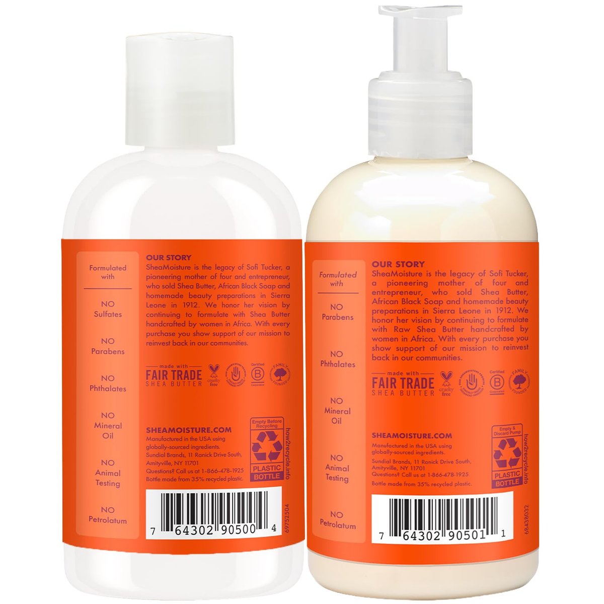 SheaMoisture Kids Mango & Carrot Shampoo and Conditioner Set with Orange Blossom Extract - Strengthening Hair Products for Kids, 7.85 Fl Oz Each (Pack of 2) Avelisse