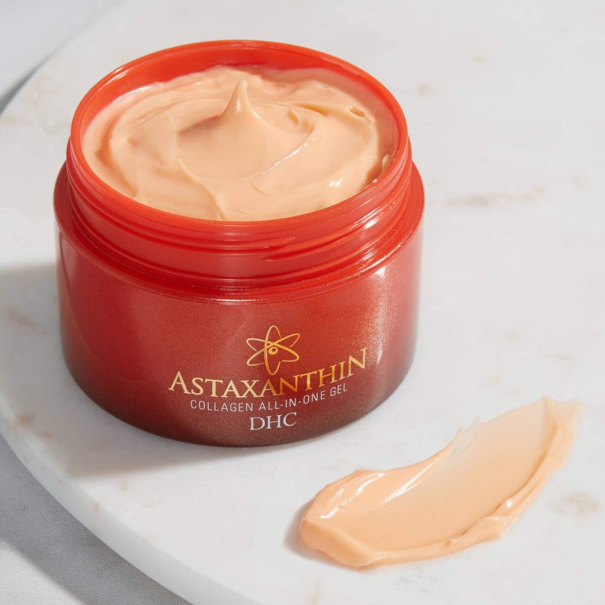 DHC Astaxanthin Collagen All-in-One Gel - Brightening Daytime Facial Moisturizer, Lightweight & Hydrating for All Skin Types (4.2 oz) Avelisse