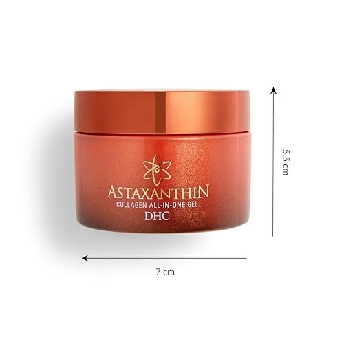 DHC Astaxanthin Collagen All-in-One Gel - Brightening Daytime Facial Moisturizer, Lightweight & Hydrating for All Skin Types (4.2 oz) Avelisse