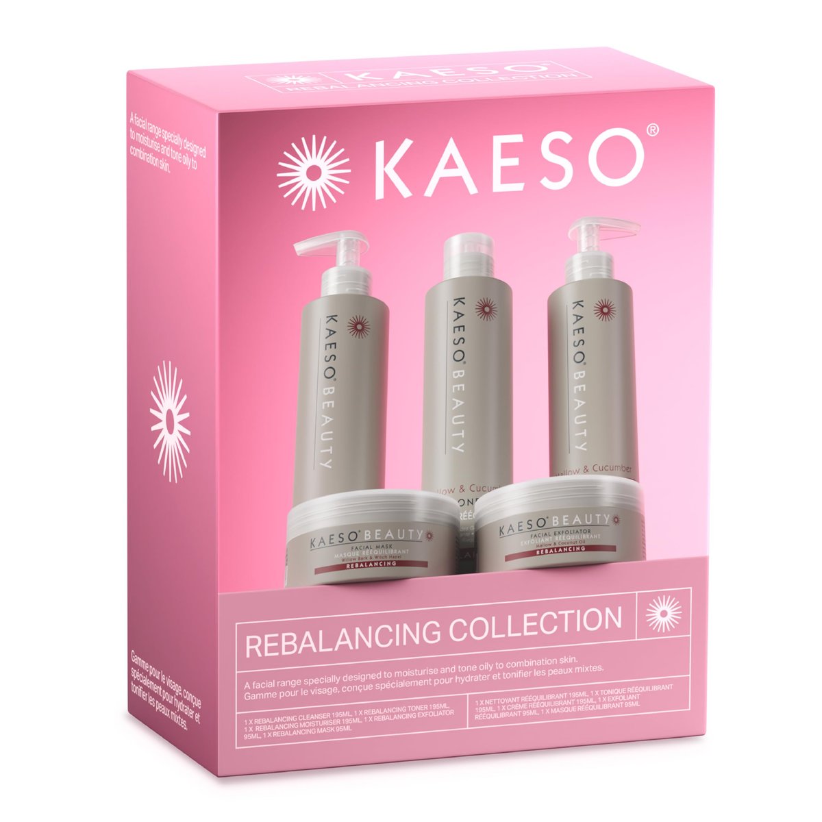 Kaeso Rebalancing Facial Collection Kit - 775 ml (Pack of 1) - görsel 1