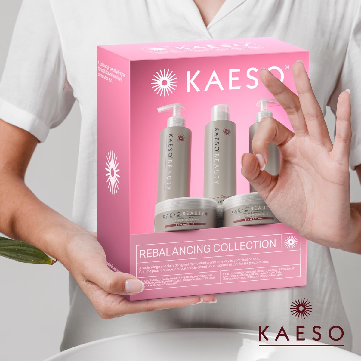 Kaeso Rebalancing Facial Collection Kit - 775 ml (Pack of 1) - görsel 13