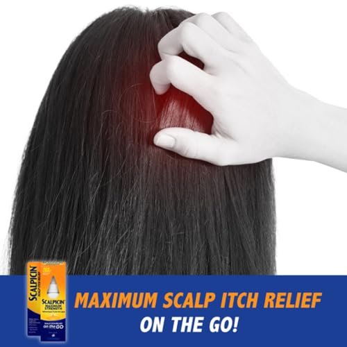 Scalpicin Maximum Strength Scalp Itch Relief, 1.5 fl oz (Pack of 6) Avelisse