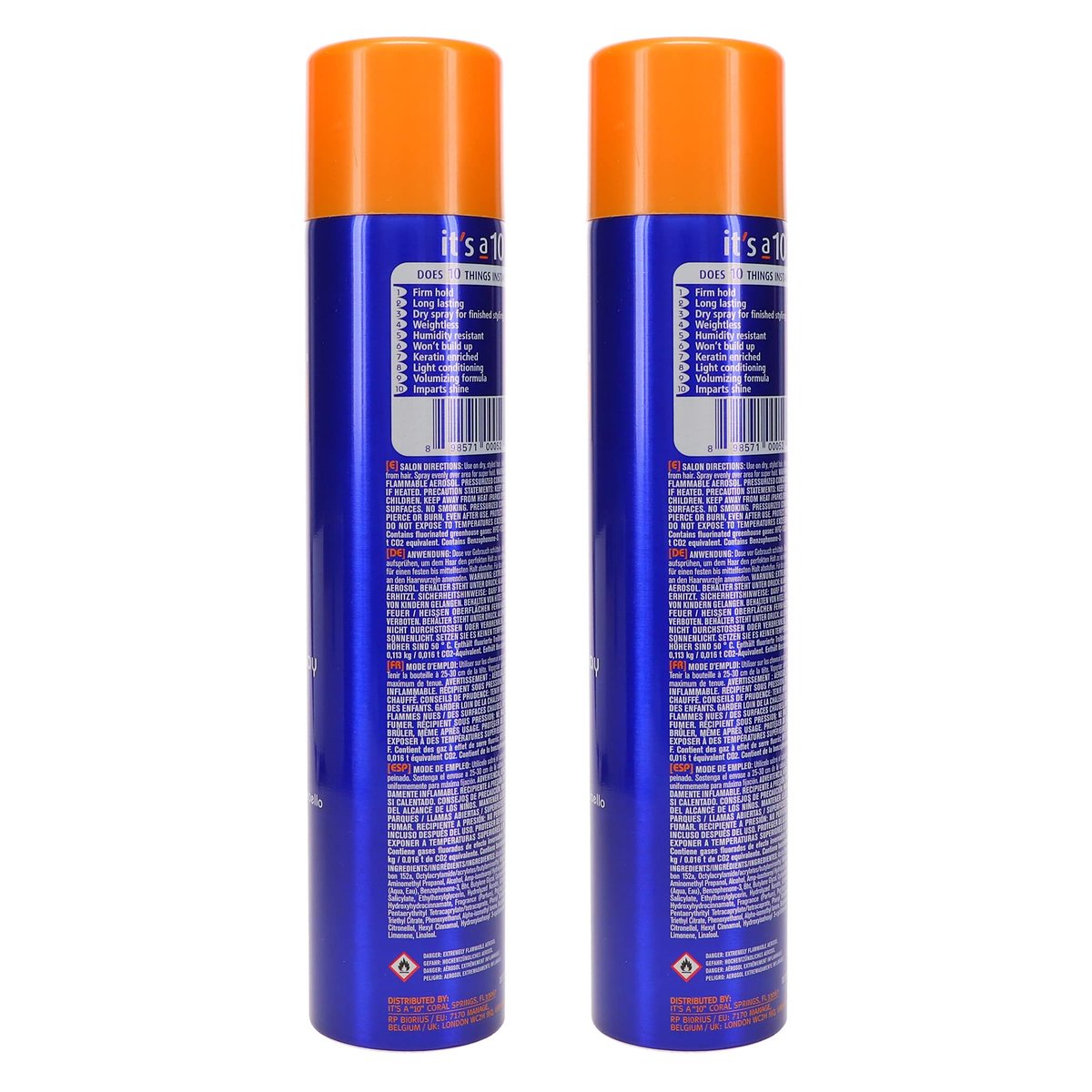 It's a 10 Miracle Super Hold Finishing Spray Plus Keratin, 10 oz (Pack of 2) Avelisse