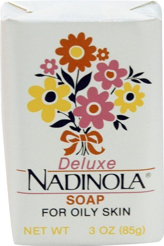 Nadinola Deluxe Soap for Oily Skin - 3 oz Bar for Balanced, Clear Skin - görsel 1