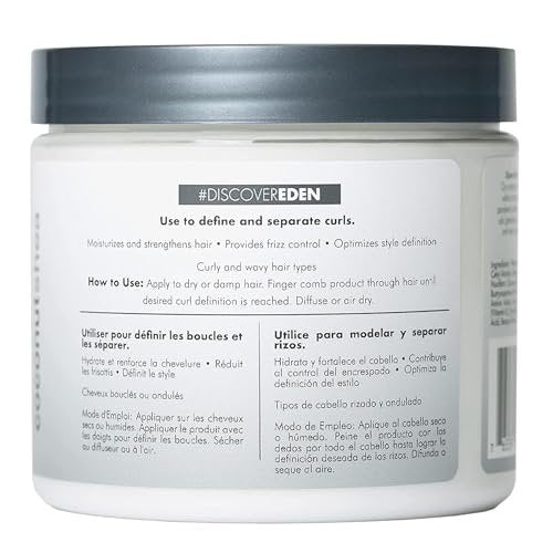 EDEN BodyWorks Coconut Shea Curl Defining Creme - 16 oz - Moisturize & Define Curls, Add Shine - görsel 3