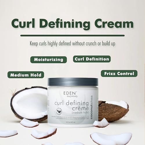 EDEN BodyWorks Coconut Shea Curl Defining Creme - 16 oz - Moisturize & Define Curls, Add Shine - görsel 5