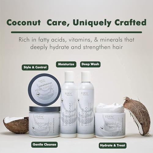 EDEN BodyWorks Coconut Shea Curl Defining Creme - 16 oz - Moisturize & Define Curls, Add Shine - görsel 11