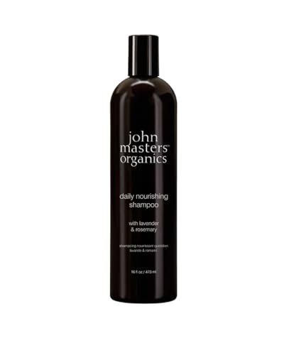 John Masters Organics Daily Nourishing Shampoo with Lavender & Rosemary - USDA Organic, Sulfate Free, Clean Haircare, 16 oz Avelisse