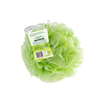 EcoTools Delicate EcoPouf Bath Sponge, 6 Count - Exfoliating Loofah Made with Recycled Materials, Assorted Colors Avelisse