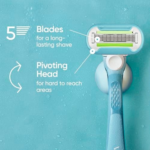 Gillette Venus Extra Smooth Women's Razor Blade Refills, 6 Count - Close, Smooth Shave Avelisse