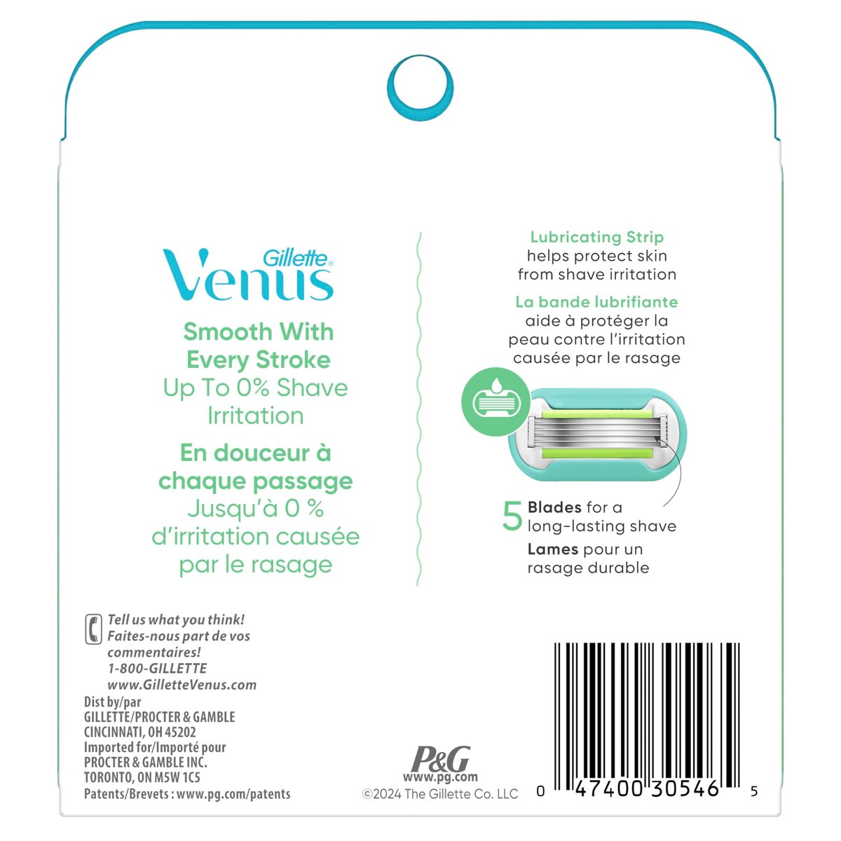 Gillette Venus Extra Smooth Women's Razor Blade Refills, 6 Count - Close, Smooth Shave Avelisse