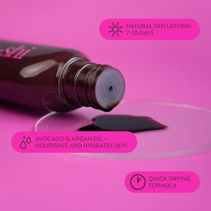 He-Shi Quick and Easy Rapid 1 Hour Liquid Step 2 Self Tan 150 ml