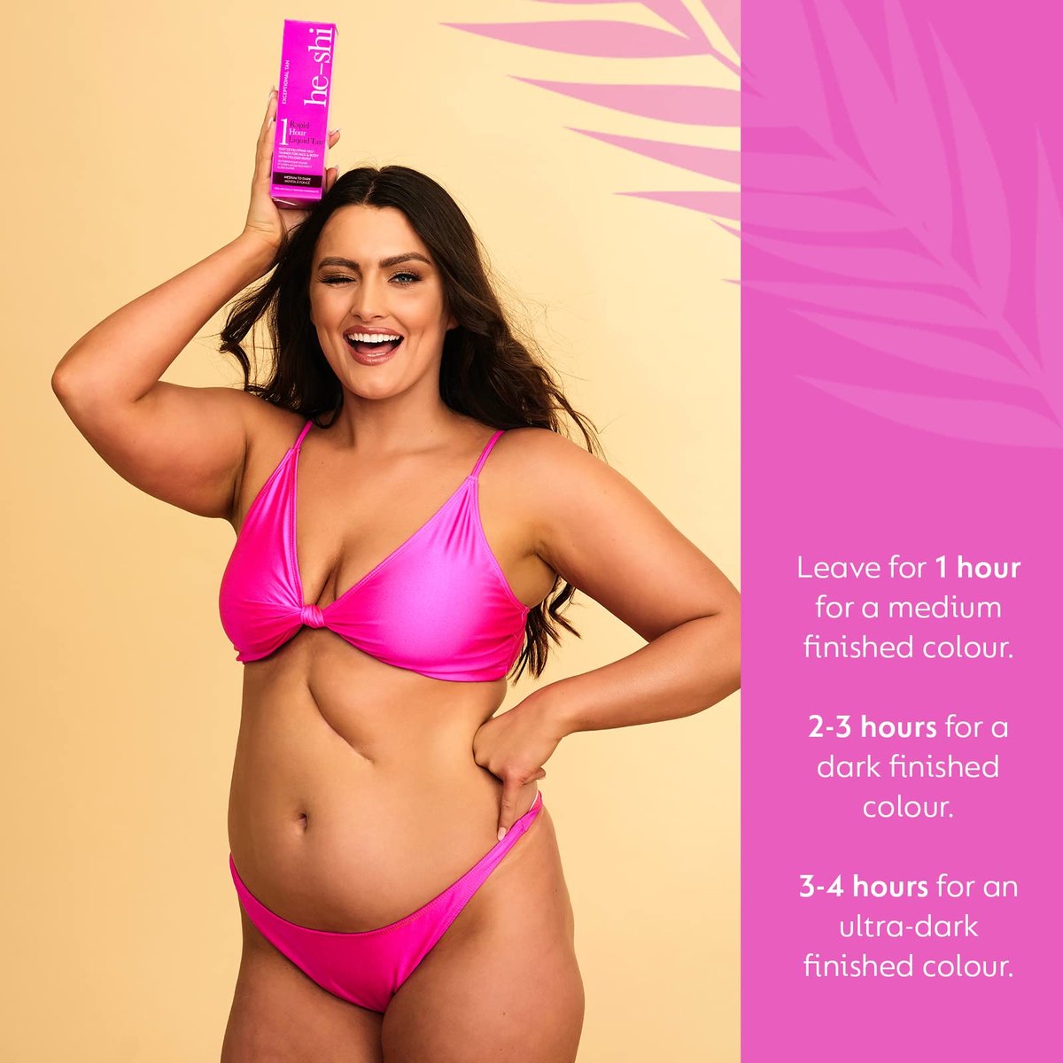 He-Shi Quick and Easy Rapid 1 Hour Liquid Step 2 Self Tan 150 ml - görsel 5