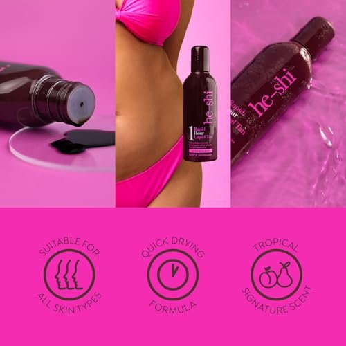 He-Shi Quick and Easy Rapid 1 Hour Liquid Step 2 Self Tan 150 ml - görsel 10