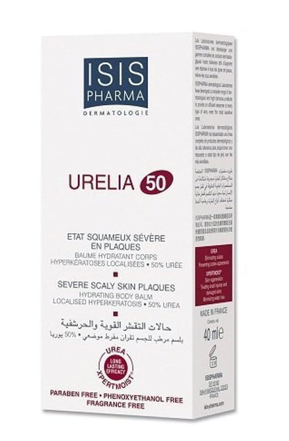 IsisPharma Urelia 50 Hydrating Body Balm for Severe Scaly Skin with Itching – 1.36 Fl Oz