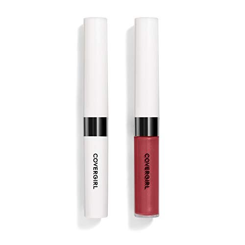 COVERGIRL Outlast All-Day Lip Color with Topcoat - 542 Brazen Raisin, Long-Lasting Matte Lipstick - görsel 4