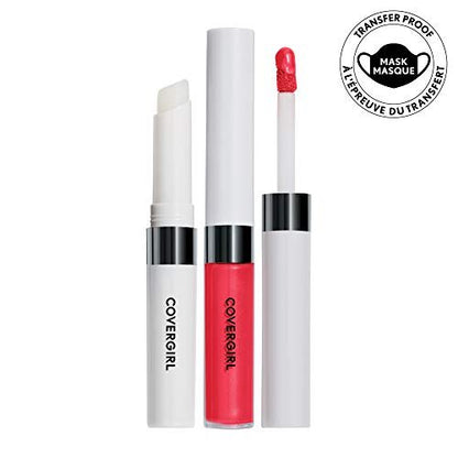 COVERGIRL Outlast All-Day Lip Color with Topcoat - 507 Ever Red-Dy, 0.13 Fl Oz