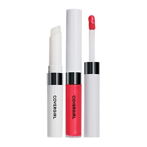COVERGIRL Outlast All-Day Lip Color with Topcoat - 507 Ever Red-Dy, 0.13 Fl Oz - görsel 2
