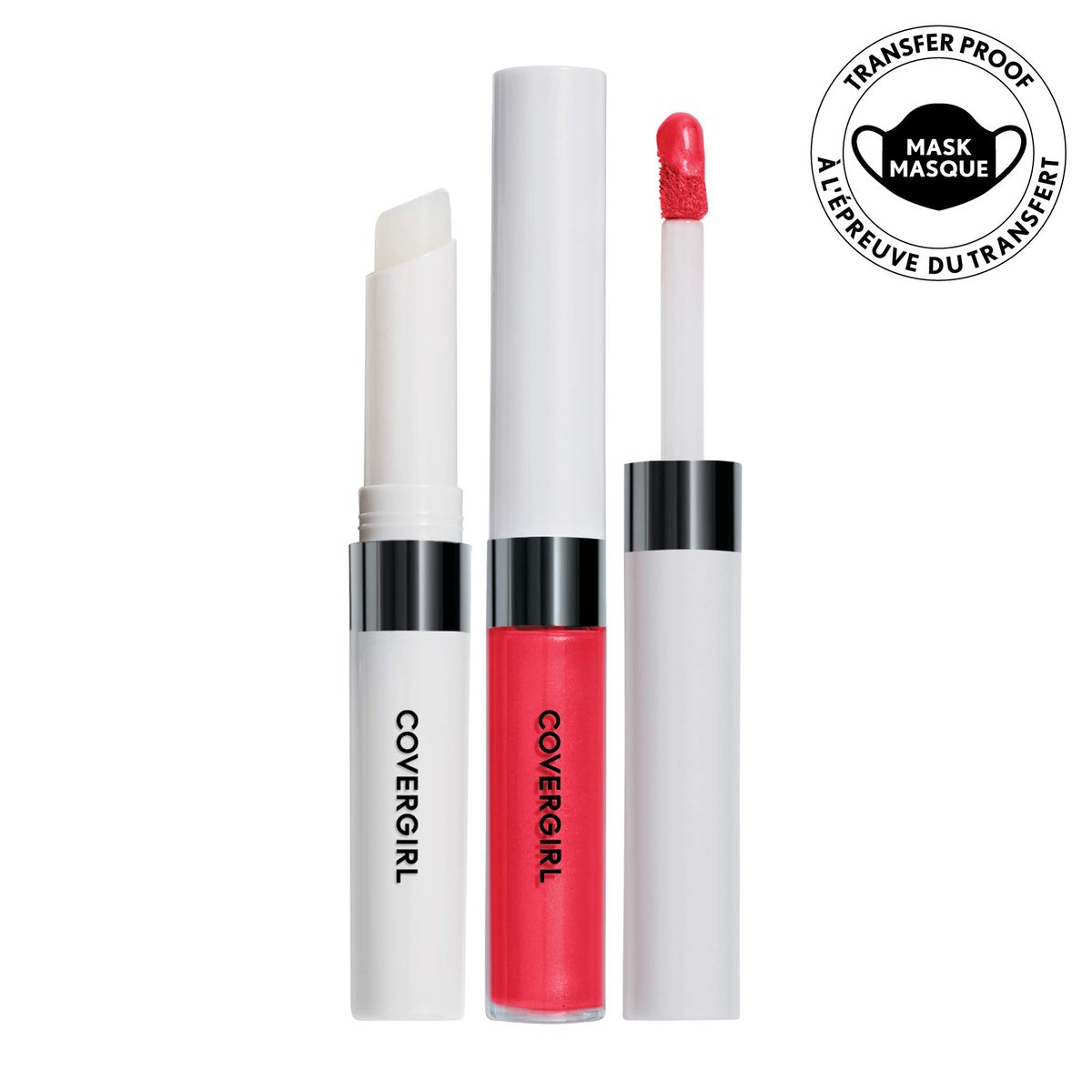 COVERGIRL Outlast All-Day Lip Color with Topcoat - 507 Ever Red-Dy, 0.13 Fl Oz - görsel 5