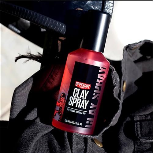 UPPERCUT DELUXE Clay Spray for Men – Texturizing Volume Spray with Natural Matte Finish – 5.0 oz Avelisse