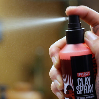 UPPERCUT DELUXE Clay Spray for Men – Texturizing Volume Spray with Natural Matte Finish – 5.0 oz Avelisse