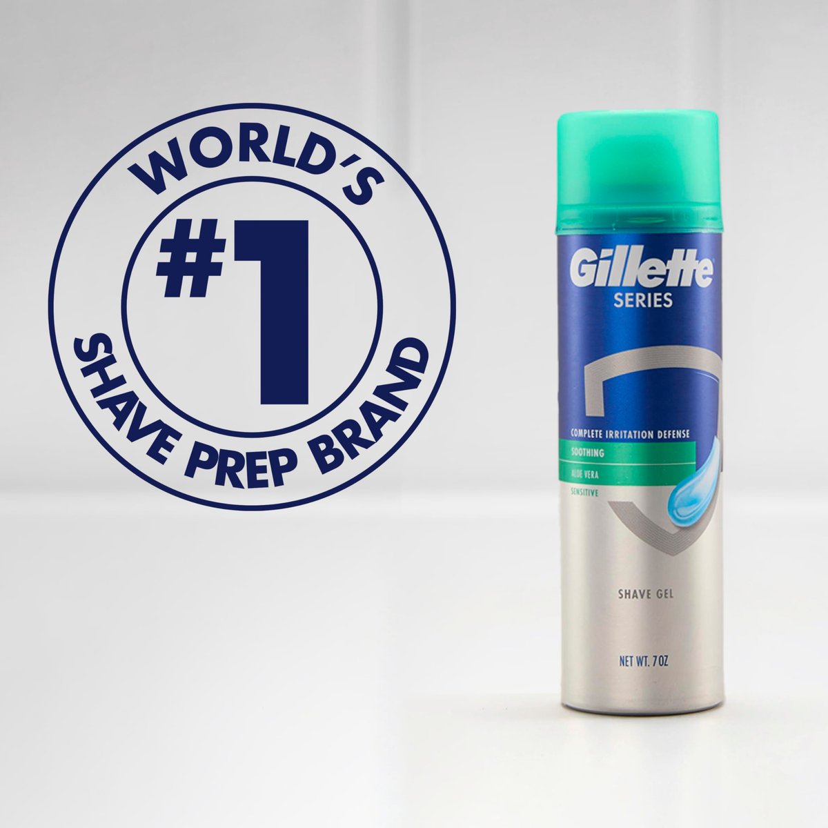 Gillette Series Soothing Shaving Gel for Men – Aloe Vera Shave Gel for Sensitive Skin, 2.5 oz - görsel 13