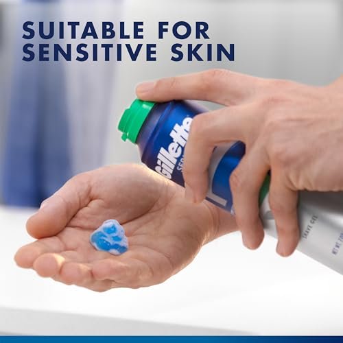 Gillette Series Soothing Shaving Gel for Men – Aloe Vera Shave Gel for Sensitive Skin, 2.5 oz - görsel 10