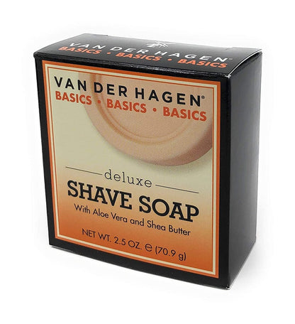 Van der Hagen Deluxe Shave Soap - 2.5 oz (Pack of 3) - Premium Scented Shaving Soap for Smooth, Comfortable Shaves Avelisse