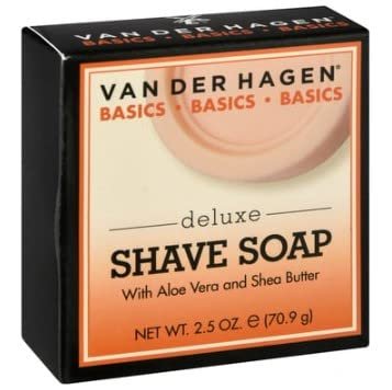 Van der Hagen Deluxe Shave Soap - 2.5 oz (Pack of 3) - Premium Scented Shaving Soap for Smooth, Comfortable Shaves Avelisse