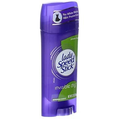 Lady Speed Stick Invisible Dry Antiperspirant & Deodorant, Powder Fresh - 2.3 oz (4-Pack) - görsel 14