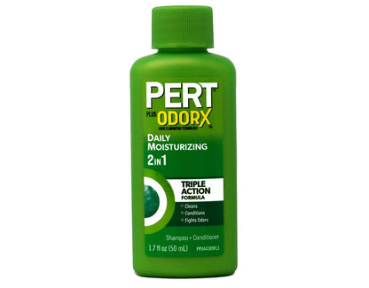 Pert Plus 2-in-1 Shampoo & Conditioner, Classic Clean, 1.7 oz (Pack of 6)