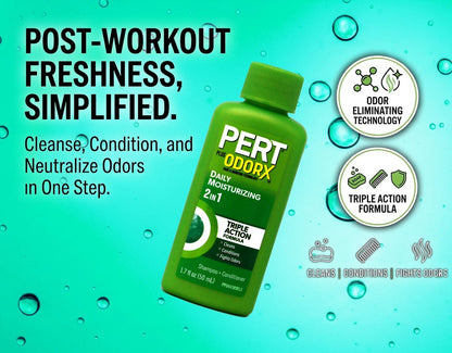Pert Plus 2-in-1 Shampoo & Conditioner, Classic Clean, 1.7 oz (Pack of 6)