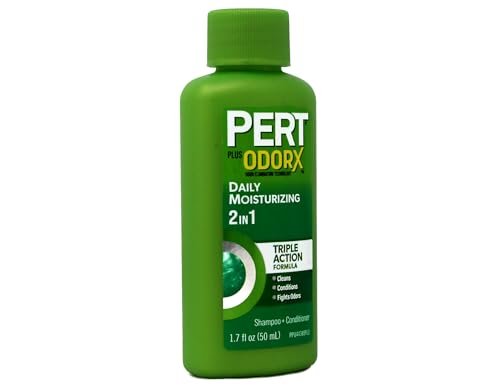 Pert Plus 2-in-1 Shampoo and Conditioner, 1.7 fl oz Travel Size, Pack of 36 Avelisse