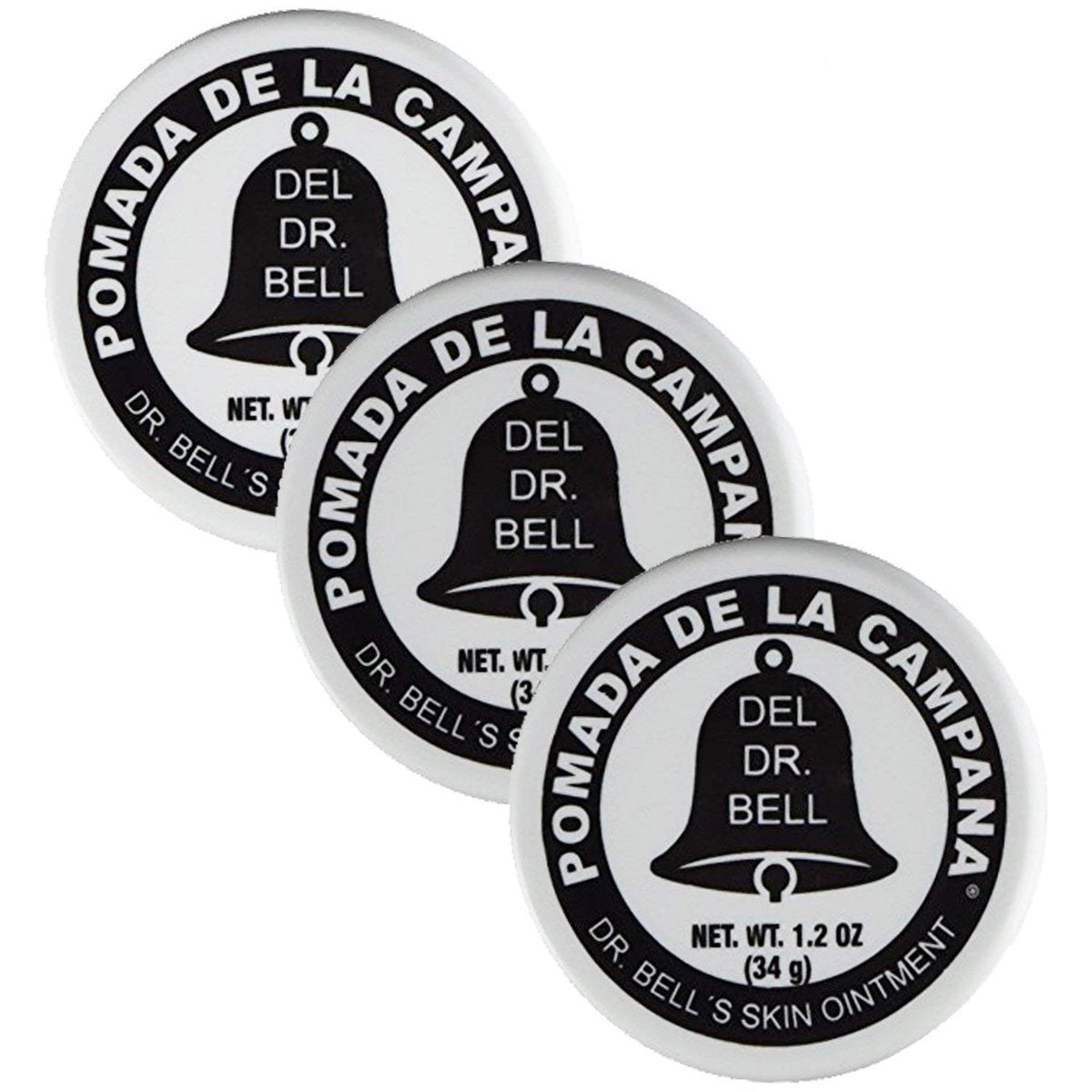 Pomada De La Campana Medicated Cream - 3 Pack (1.2 oz Each) - Soothing Skin Relief Cream Avelisse