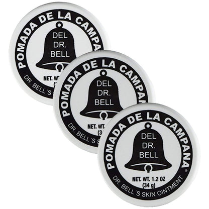 Pomada De La Campana Medicated Cream - 3 Pack (1.2 oz Each) - Soothing Skin Relief Cream Avelisse