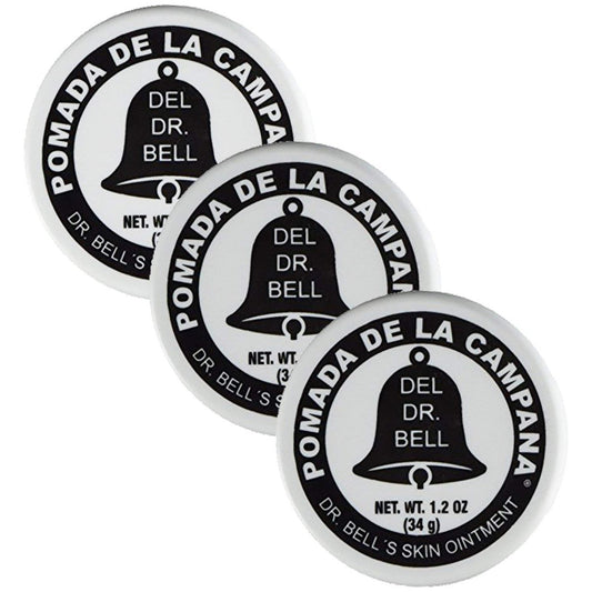Pomada De La Campana Medicated Cream - 3 Pack (1.2 oz Each) - Soothing Skin Relief Cream Avelisse
