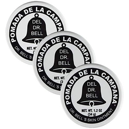 Pomada De La Campana Medicated Cream - 3 Pack (1.2 oz Each) - Soothing Skin Relief Cream Avelisse