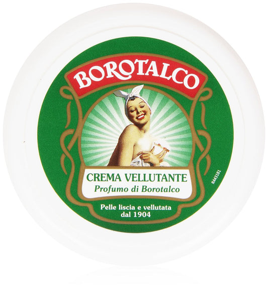 Borotalco Scented Smoothing Cream - 150ml - Italian Import - Moisturizing Body Cream Avelisse