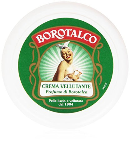 Borotalco Scented Smoothing Cream - 150ml - Italian Import - Moisturizing Body Cream Avelisse