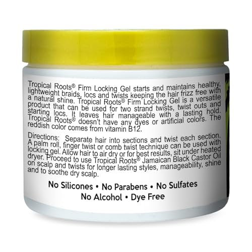 Bronner Brothers Tropical Roots Black Castor Oil with Rosemary, 5 Fl Oz - Nourishing Hair Treatment Oil Avelisse