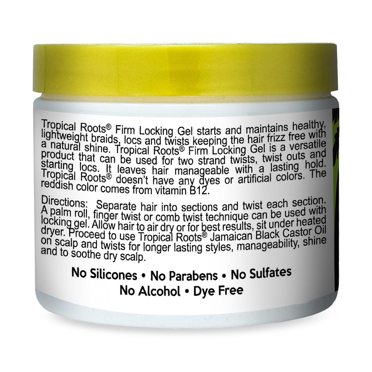 Bronner Bros Tropical Roots Firm Locking Gel - Strong Hold Loc & Twist Gel with Pineapple & Guava, Vitamins B5 & B12, Non-Flaking, Moisture & Shine - 6 oz - görsel 17