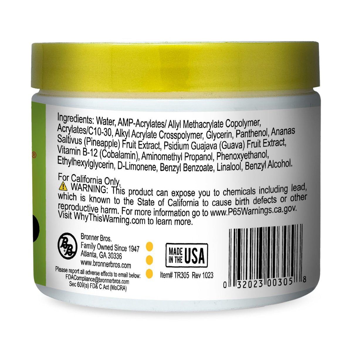 Bronner Bros Tropical Roots Firm Locking Gel - Strong Hold Loc & Twist Gel with Pineapple & Guava, Vitamins B5 & B12, Non-Flaking, Moisture & Shine - 6 oz - görsel 15