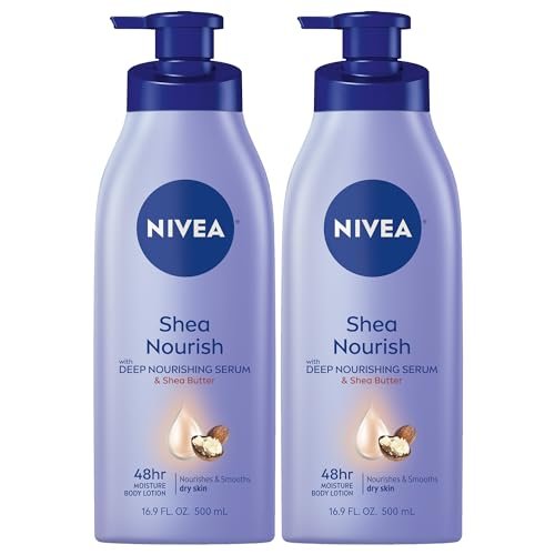 NIVEA Smooth Daily Moisture Body Lotion, Shea Butter, 16.9 oz (Pack of 2) - görsel 2