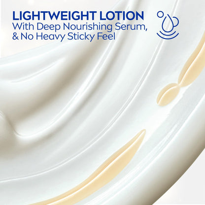 NIVEA Smooth Daily Moisture Body Lotion, Shea Butter, 16.9 oz (Pack of 2)