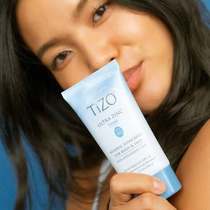 TIZO Ultra Zinc Body & Face Sunscreen Tinted SPF 40, 3.5 oz Avelisse
