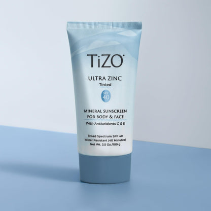 TIZO Ultra Zinc Body & Face Sunscreen Tinted SPF 40, 3.5 oz Avelisse